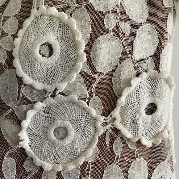 BEGUILE BY BYRON LARS SIZE 6 BEAUTIFUL CHARISSIMA WHITE BEIGE - Picture 12 of 14